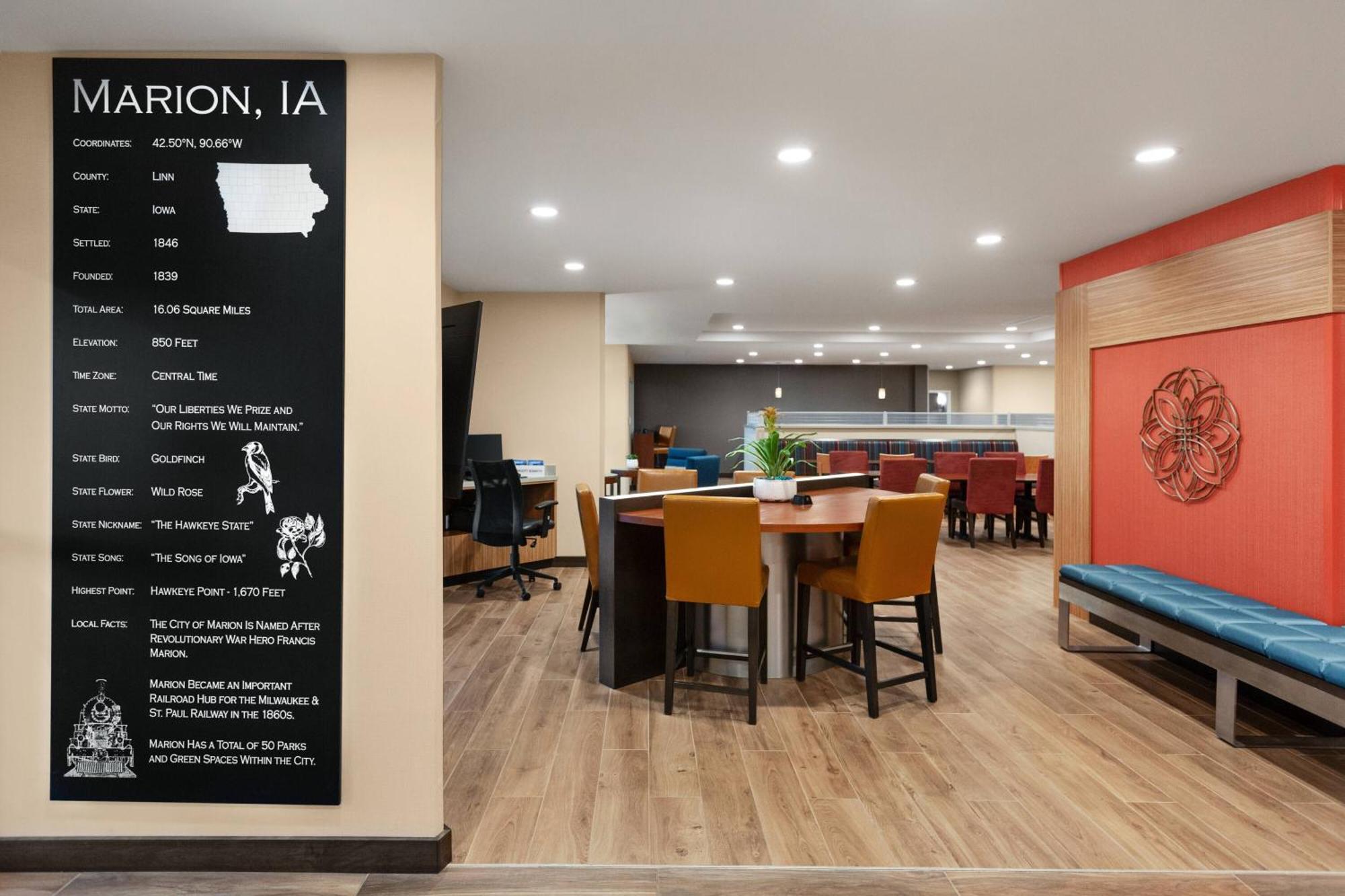 ทาวน์เพลซ สวีท บาย แมริออท ซีดาร์แรพิดส์ แมเรียน Hotel Marion ภายนอก รูปภาพ